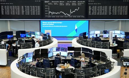European shares inch lower as Middle East jitters lift oil; tech earnings loom
