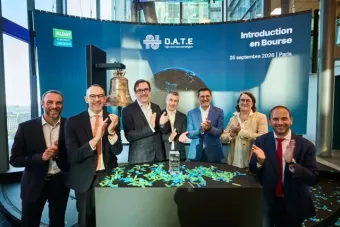 D.A.T.E. rings bell to celebrate listing on Euronext Growth in Paris