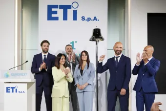 CEO of ETI rings opening bell on Euronext Growth Milan