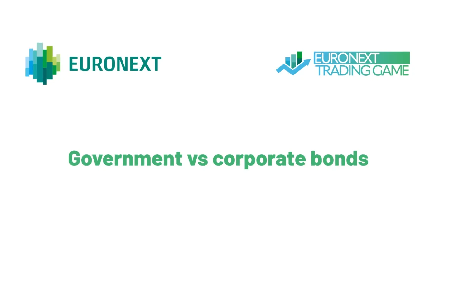 Government vs corporate bonds
