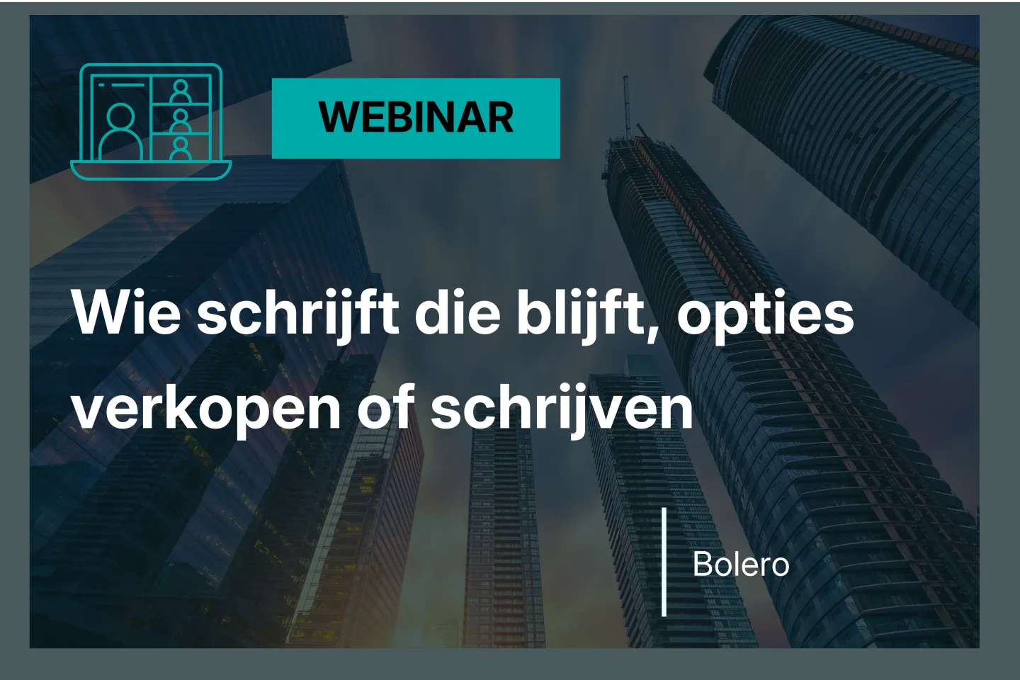 Wie schrijft die blijft